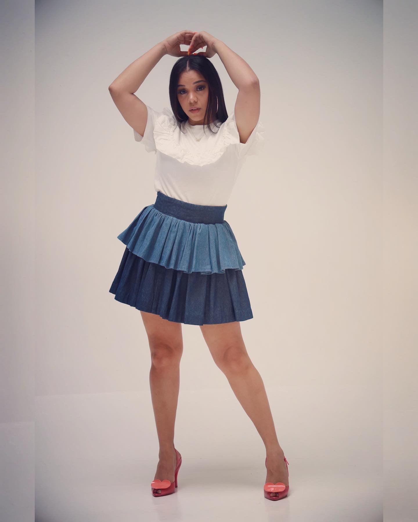 Tiered Denim