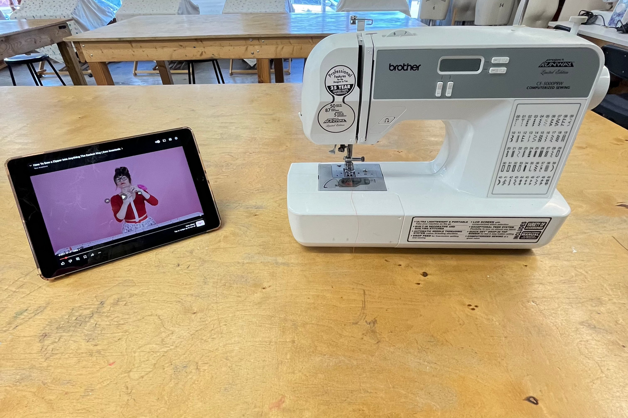 Recommended sewing setup for online class