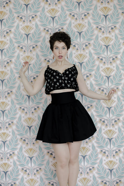 Dropped Waist Skirt