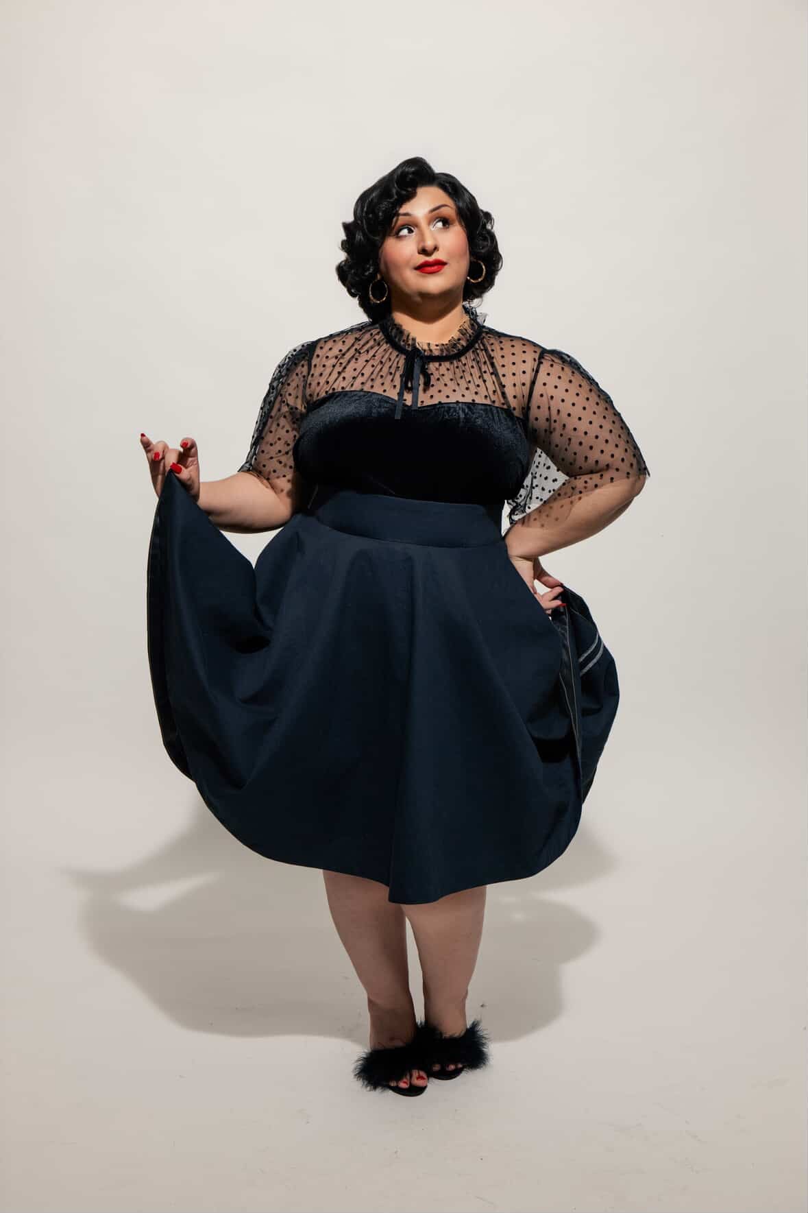 "Pin Me Up" Shapewear Skirt