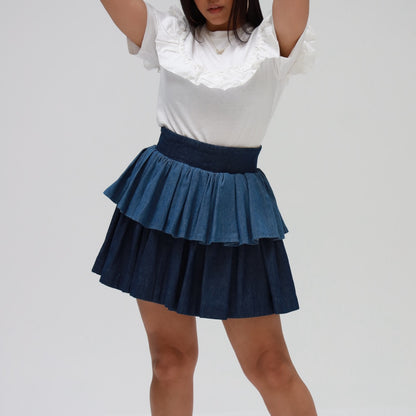 Tiered Denim
