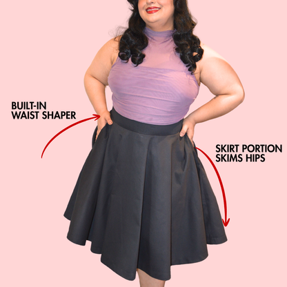"Pin Me Up" Shapewear Skirt