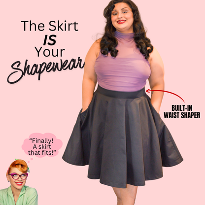 "Pin Me Up" Shapewear Skirt