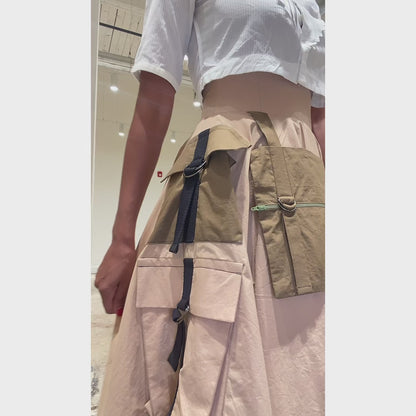 Double Cargo Skirt