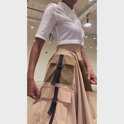 Double Cargo Skirt