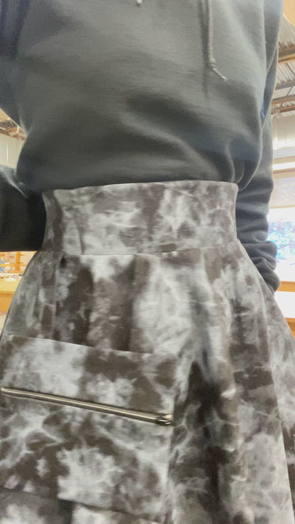 Bows & Zippered Pouch Skirt