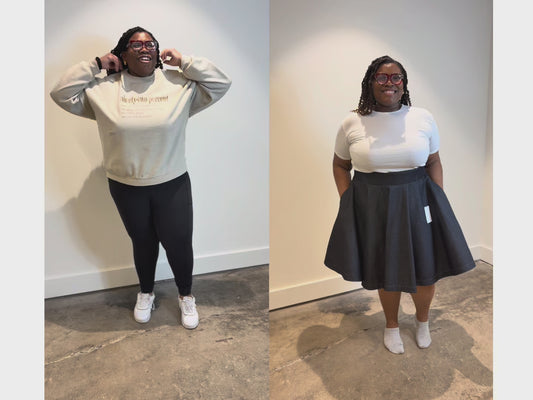 “Casual Fridays” A-Line Denim Shapewear