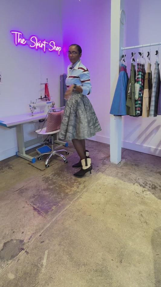 DIGITAL CAMO A-LINE SKIRT ❤️