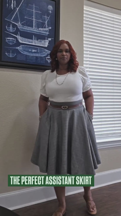 Simply A-Line ⏳ Waist Shaping Skirt